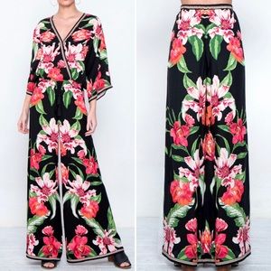 ✅NEW✅ Floral Print Lightweight Wide Leg Pants